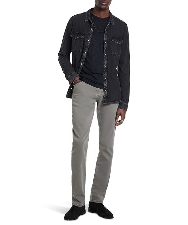 John Varvatos J701- SLIM FIT Mens Jeans Shark Grey