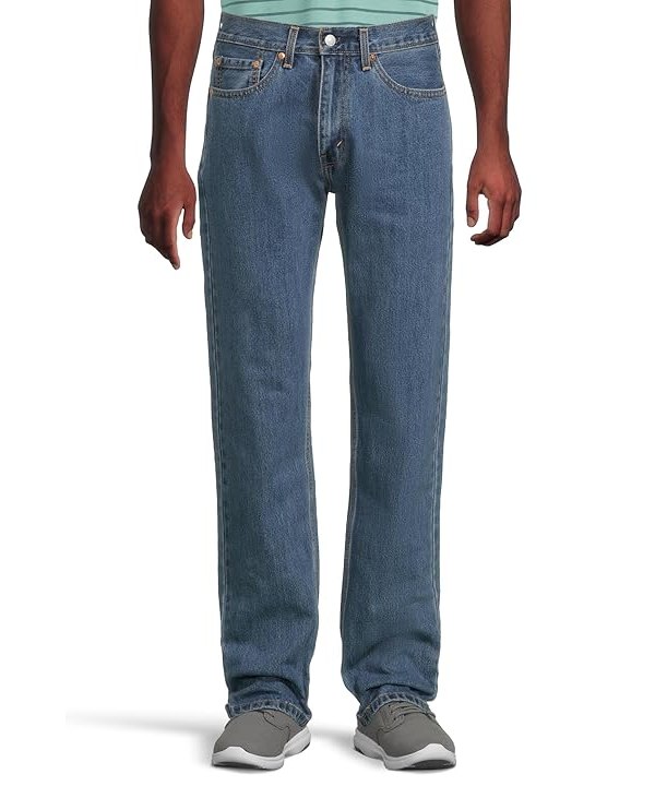 Levis Mens 505 Regular Mens Jeans Medium Stonewash