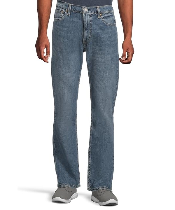 Levis Mens 527tm Slim Bootcut Mens Jeans Blue Tunes