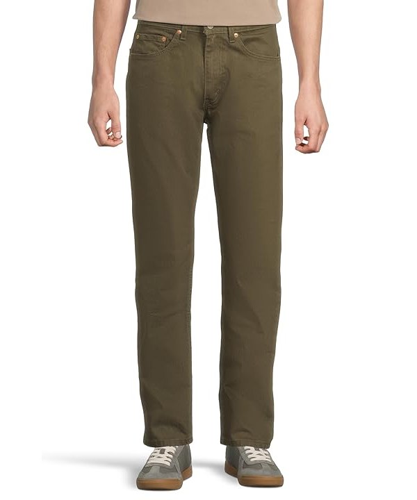 Levis Mens 505 Regular Mens Jeans Olive Night
