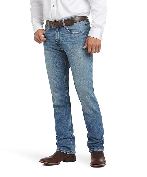 Ariat M4 Low Rise Stackable Straight Leg Jeans in Sawyer Mens Jeans Sawyer