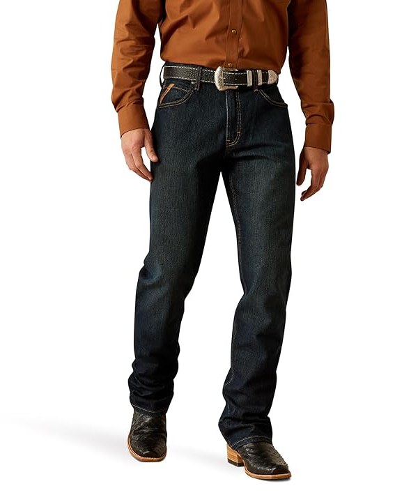 Ariat M4 Relaxed Stretch Blade Relentless Boot Cut Mens Jeans Blackstone