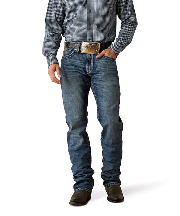 Ariat M4 Relaxed Nate Boot Cut Mens Jeans Heath