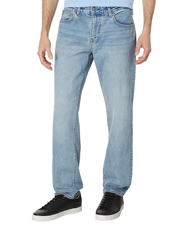 Armani Exchange Slim Fit Five-Pocket Denim Pants Mens Jeans Indigo Denim