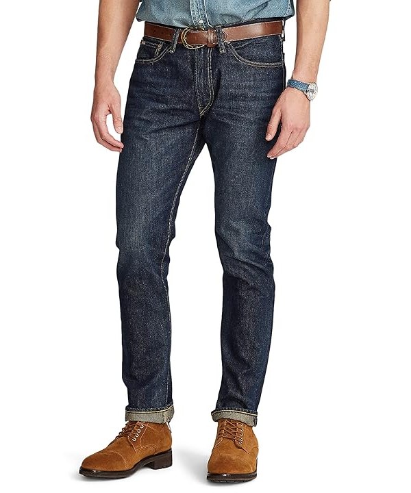Polo Ralph Lauren Varick Slim Straight Jeans Mens Jeans Morris Dark