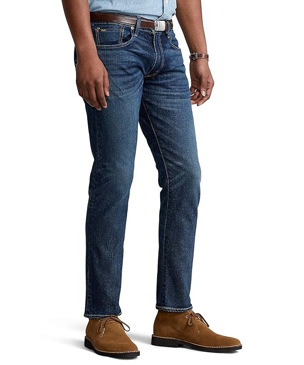 Polo Ralph Lauren Varick Slim Straight Jeans Mens Jeans Rockford Medium